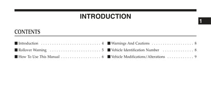 2011 Jeep Grand Cherokee Owner's Manual | English