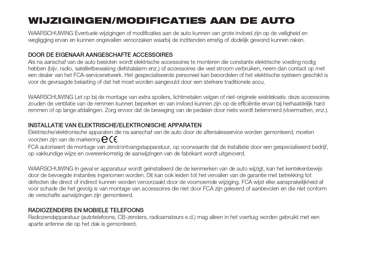 2022-2023 Fiat Tipo Bedienungsanleitung | Niederländisch