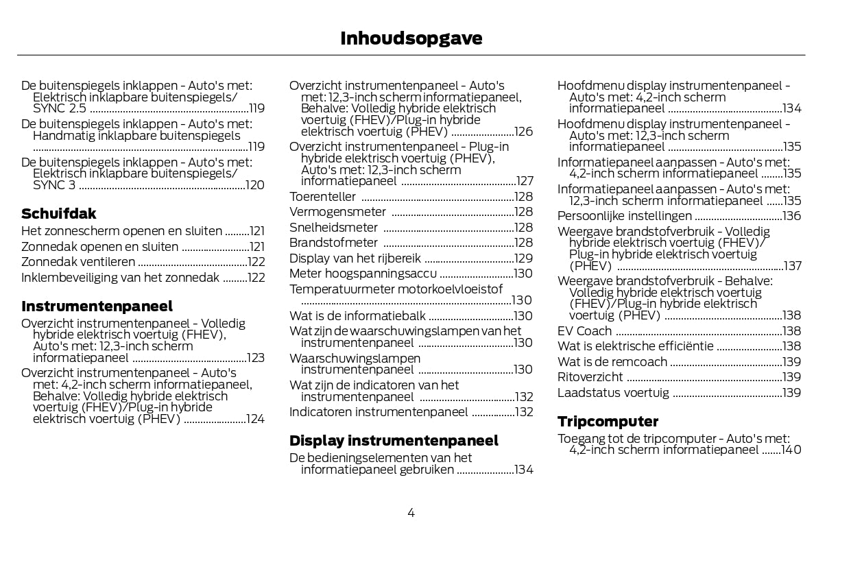 2022-2024 Ford Kuga Vignale Gebruikershandleiding | Nederlands