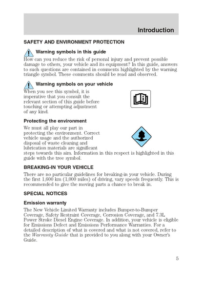 2003 Ford Excursion Gebruikershandleiding | Engels