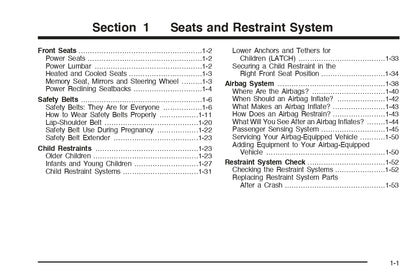 2009 Cadillac XLR / XLR-V Owner's Manual | English