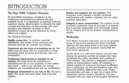 1993 Ford L-Series Manuel du propriétaire | Anglais