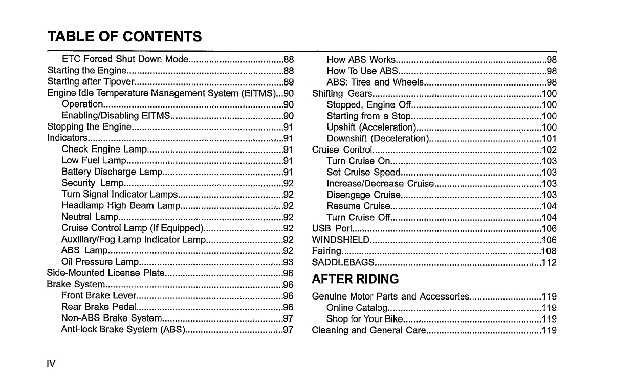 2020 Harley-Davidson Softail Owner's Manual | English