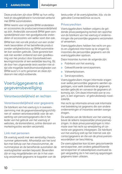2023 BMW X5 PHEV Owner's Manual | Dutch