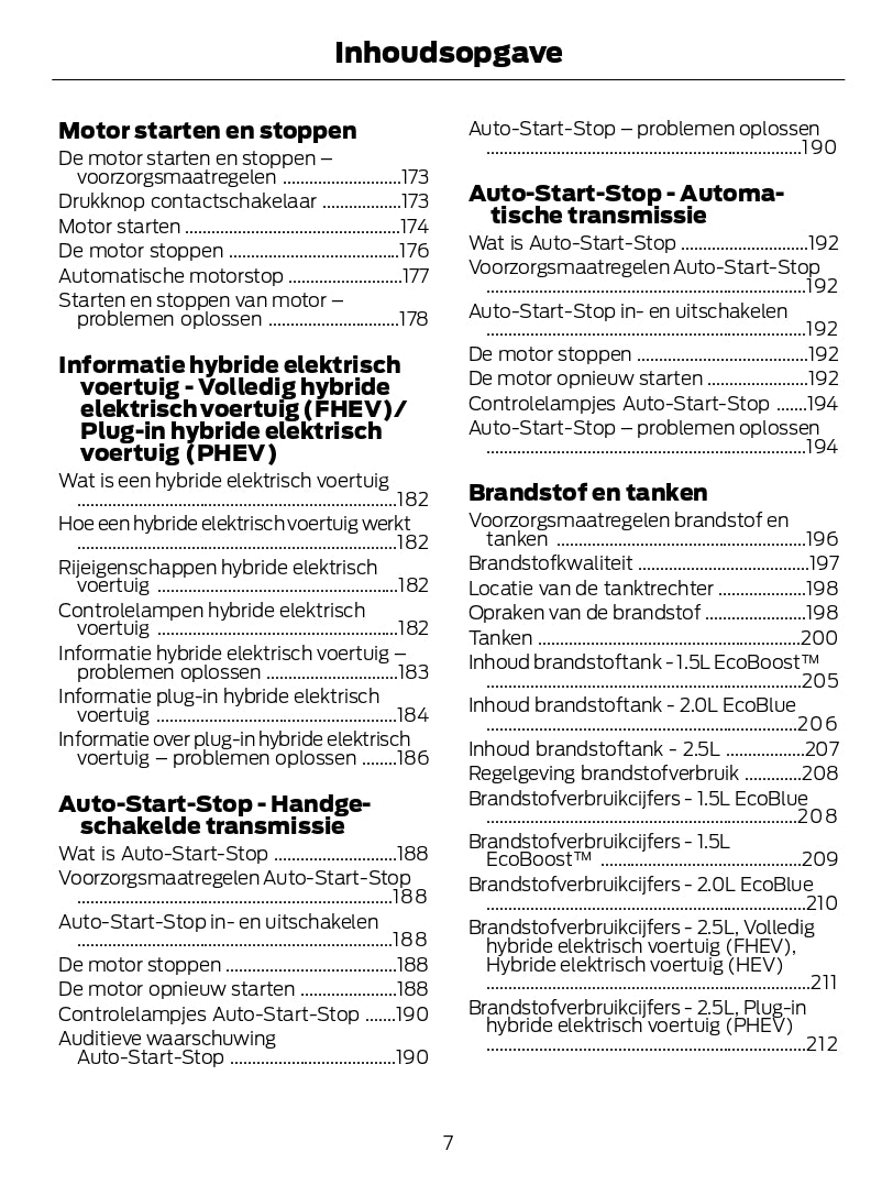 2022-2023 Ford Kuga Gebruikershandleiding | Nederlands