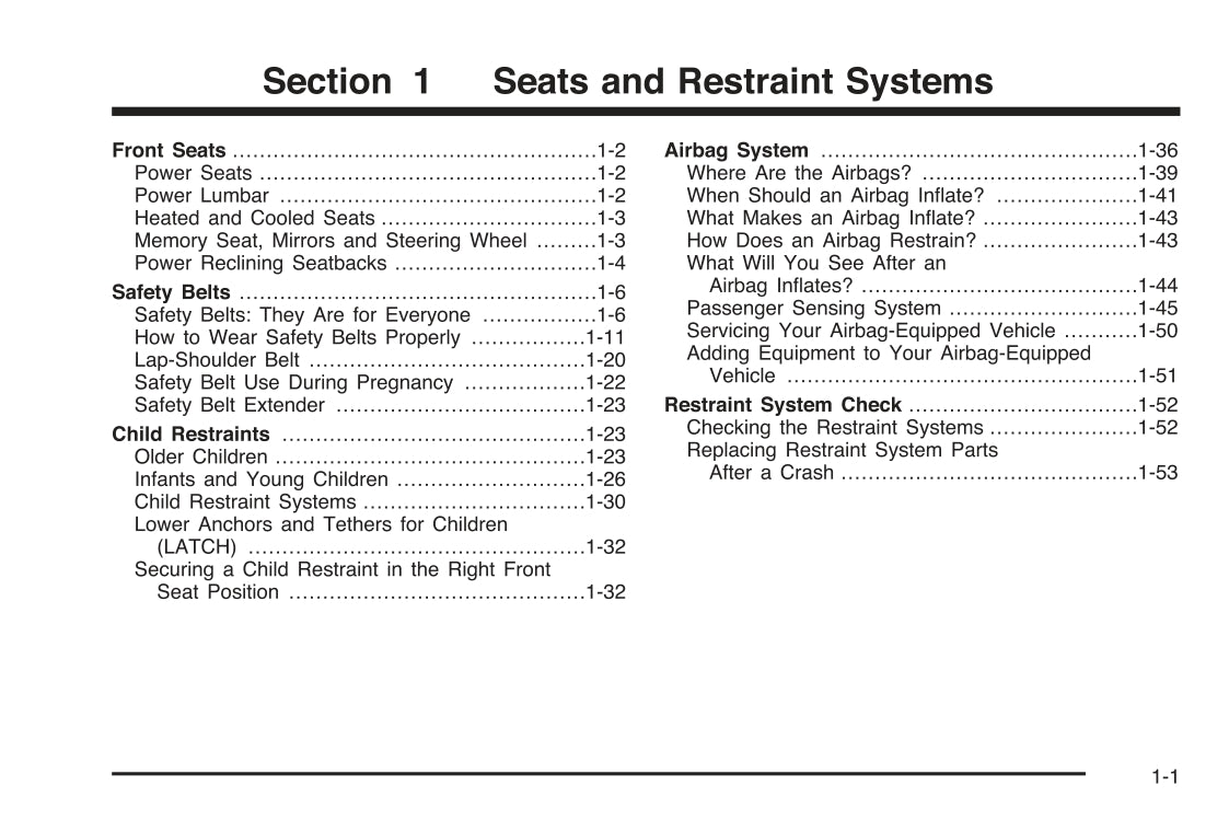 2008 Cadillac XLR / XLR-V Owner's Manual | English