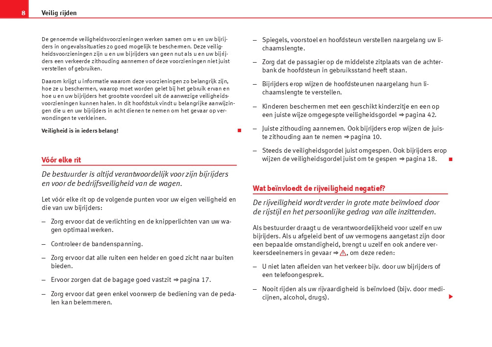 2013 Seat Ibiza SC Gebruikershandleiding | Nederlands