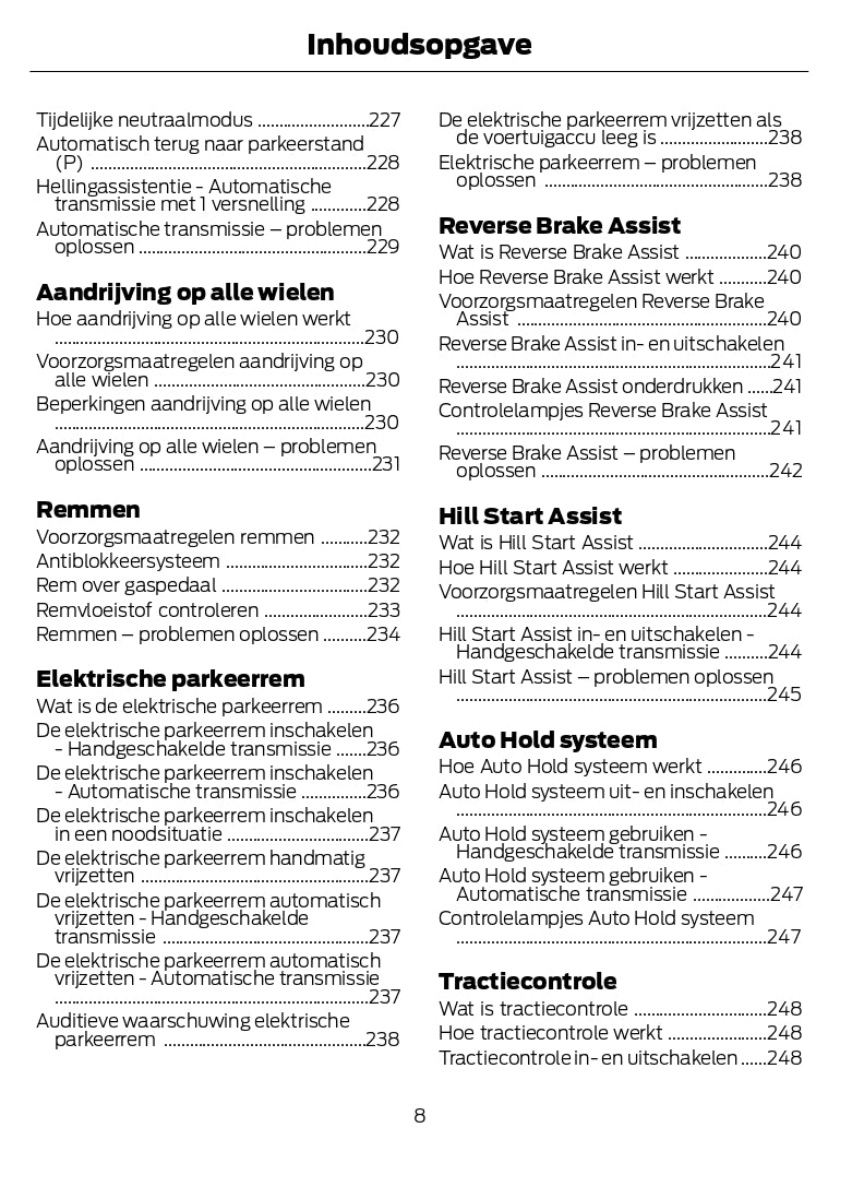 2024 Ford Kuga Bedienungsanleitung | Niederländisch