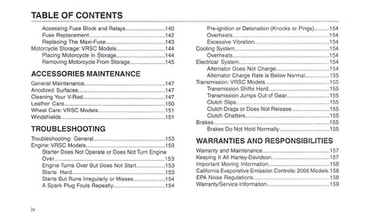 2006 Harley-Davidson VRSCSE2 Owner's Manual | English