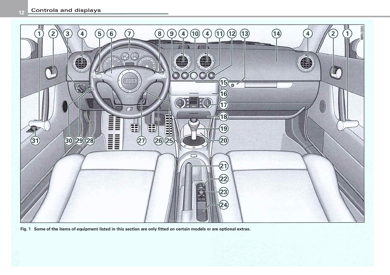 2005 Audi TT Coupe Bedienungsanleitung | Englisch