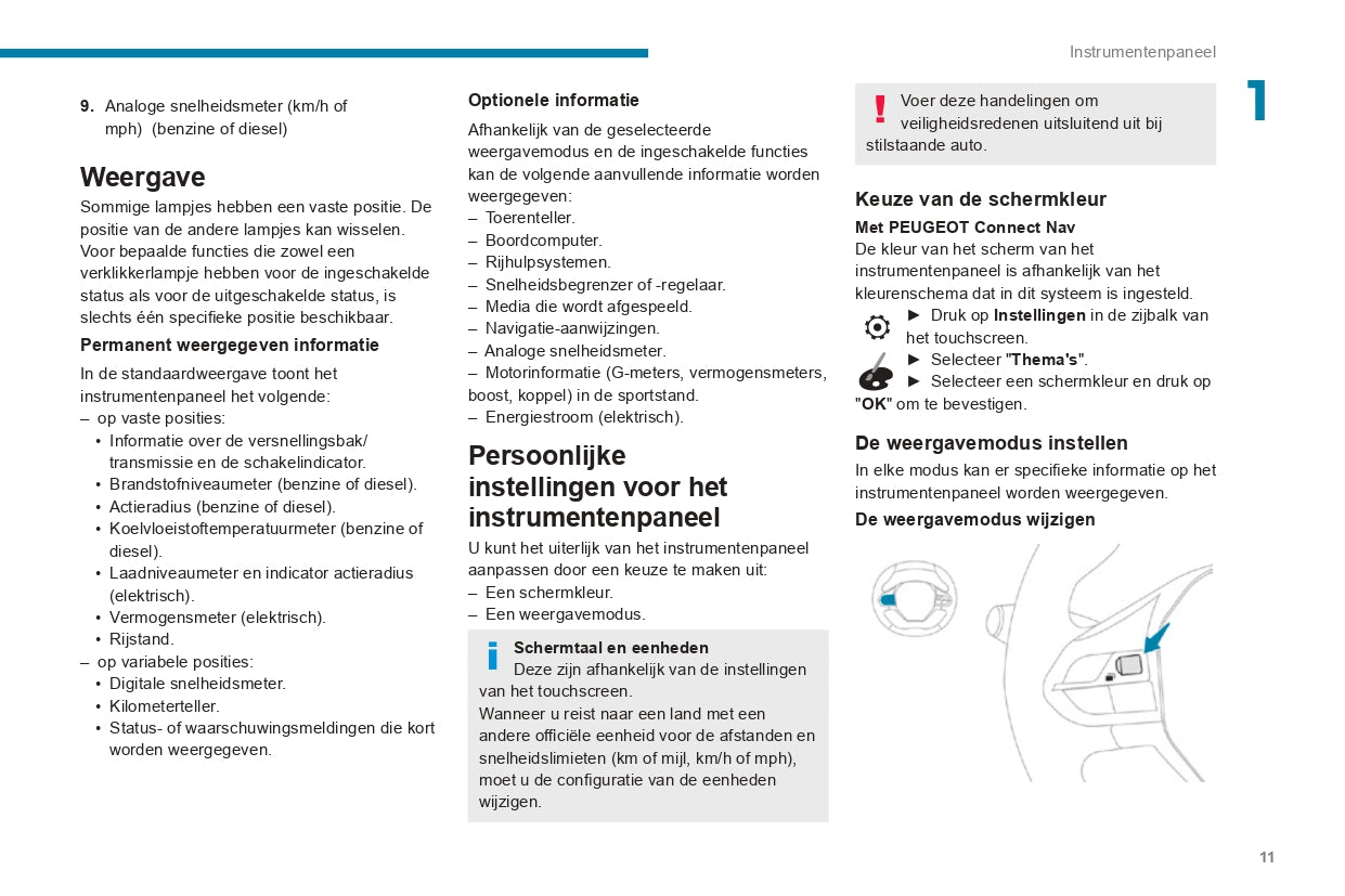 2019-2020 Peugeot 208/e-208 Gebruikershandleiding | Nederlands