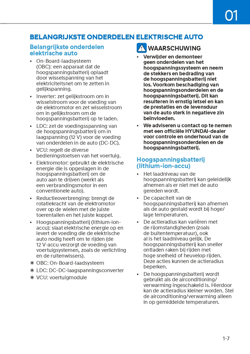 2021-2022 Hyundai Ioniq 5 Bedienungsanleitung | Niederländisch