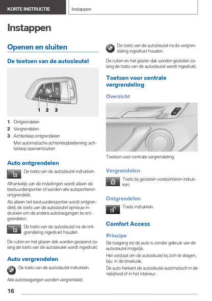 2021 BMW X1 PHEV Owner's Manual | Dutch