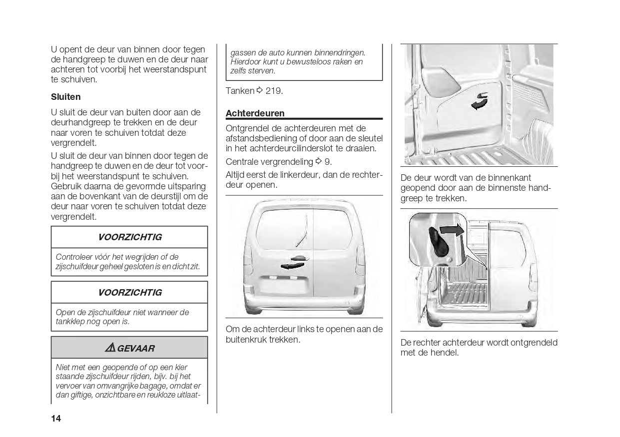 2023-2024 Fiat Doblo Gebruikershandleiding | Nederlands