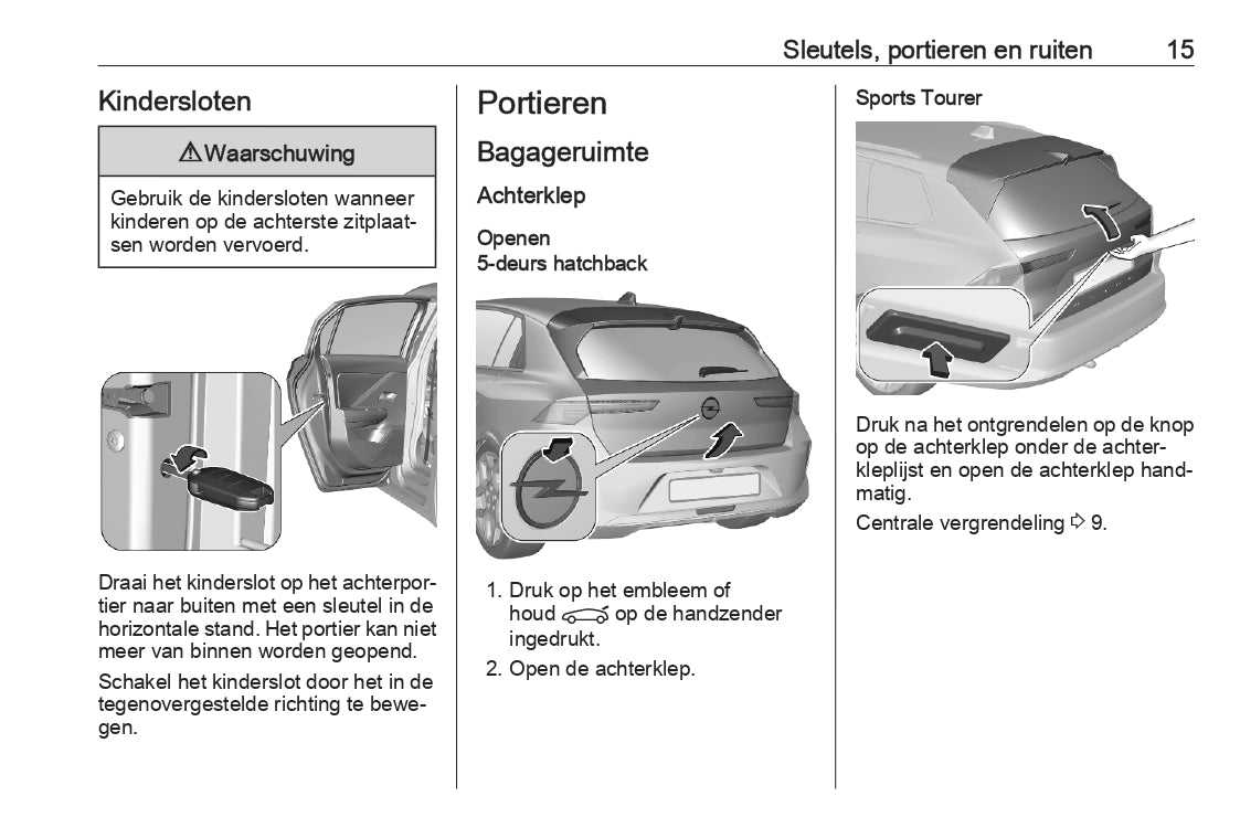 2023-2024 Opel Astra Manuel du propriétaire | Néerlandais