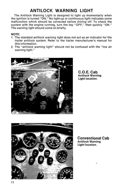 1977 Peterbilt 282/289/300/348/352/352H/353/359/387 Owner's Manual | English