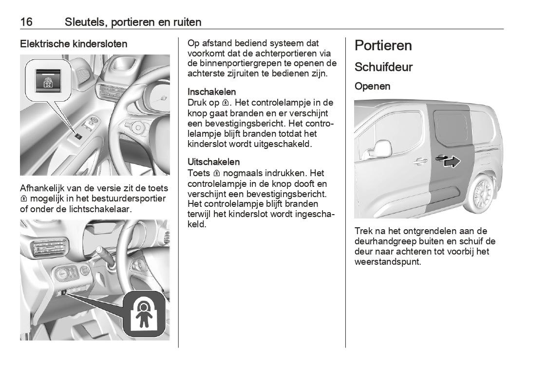 2023 Opel Combo Owner's Manual | Dutch