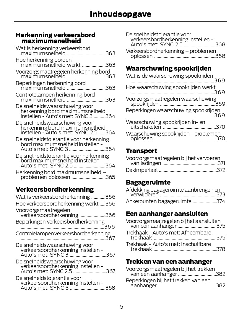 2022-2023 Ford Kuga Gebruikershandleiding | Nederlands