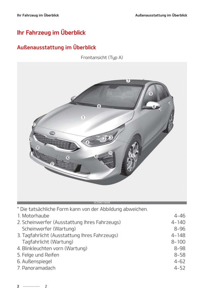 2021-2023 Kia Ceed Manuel du propriétaire | Allemand