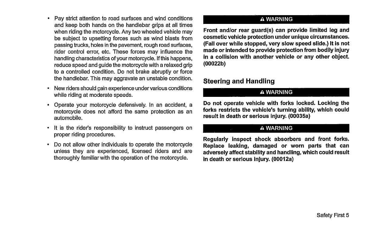 2020 Harley-Davidson Softail Owner's Manual | English