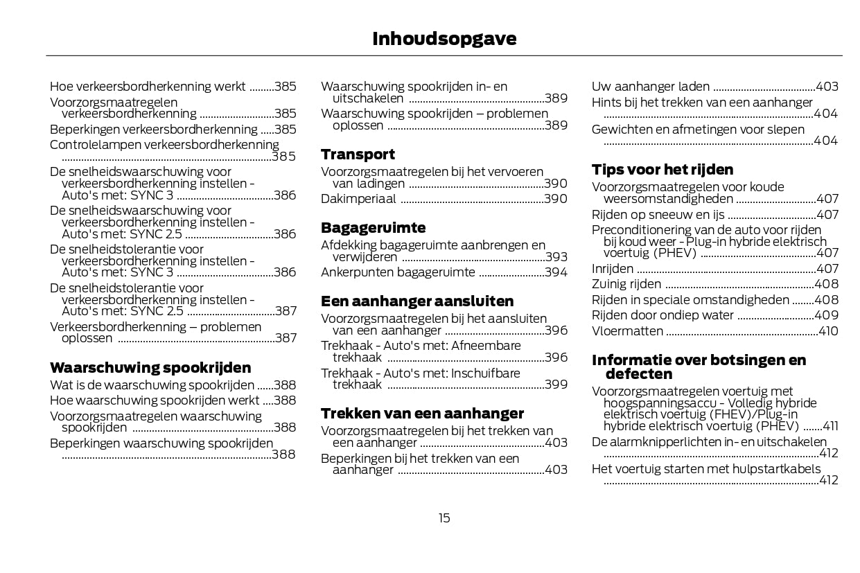 2022-2024 Ford Kuga Vignale Gebruikershandleiding | Nederlands