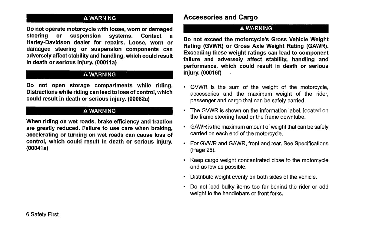 2020 Harley-Davidson Softail Owner's Manual | English