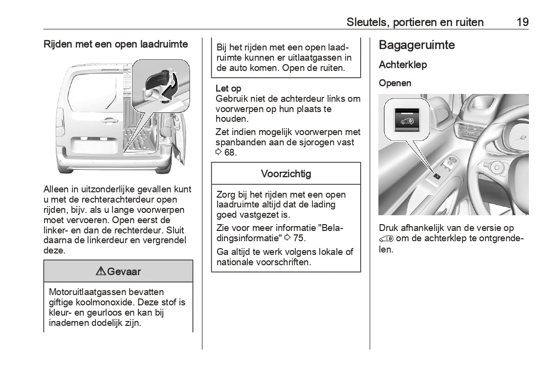 2023 Opel Combo Gebruikershandleiding | Nederlands