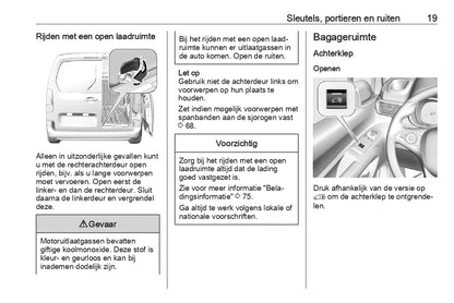 2023 Opel Combo Owner's Manual | Dutch