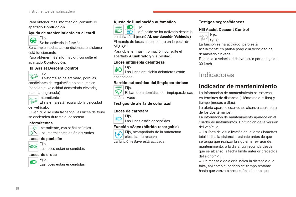 2022-2024 Citroën C5 Aircross Gebruikershandleiding | Spaans