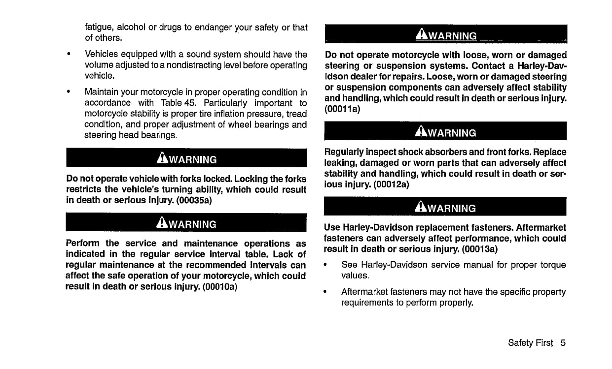 2006 Harley-Davidson Touring Owner's Manual | English – Car Manuals