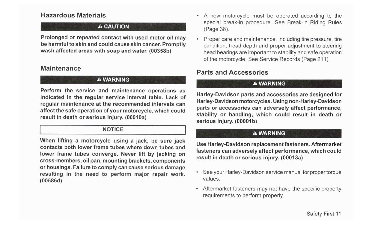 2023 Harley-Davidson Softail Owner's Manual | English