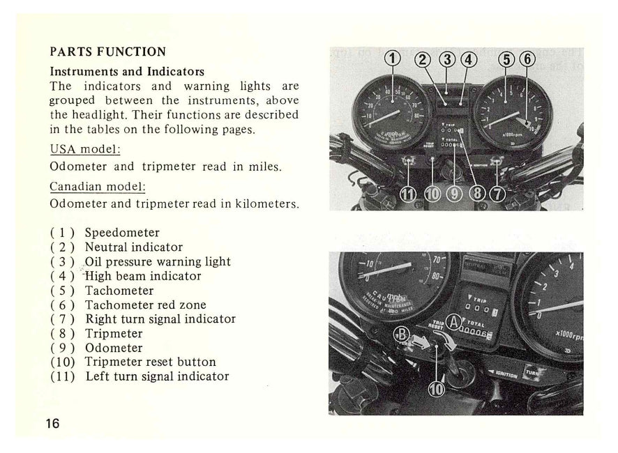 1982 Honda Nighthawk 650 Gebruikershandleiding | Engels