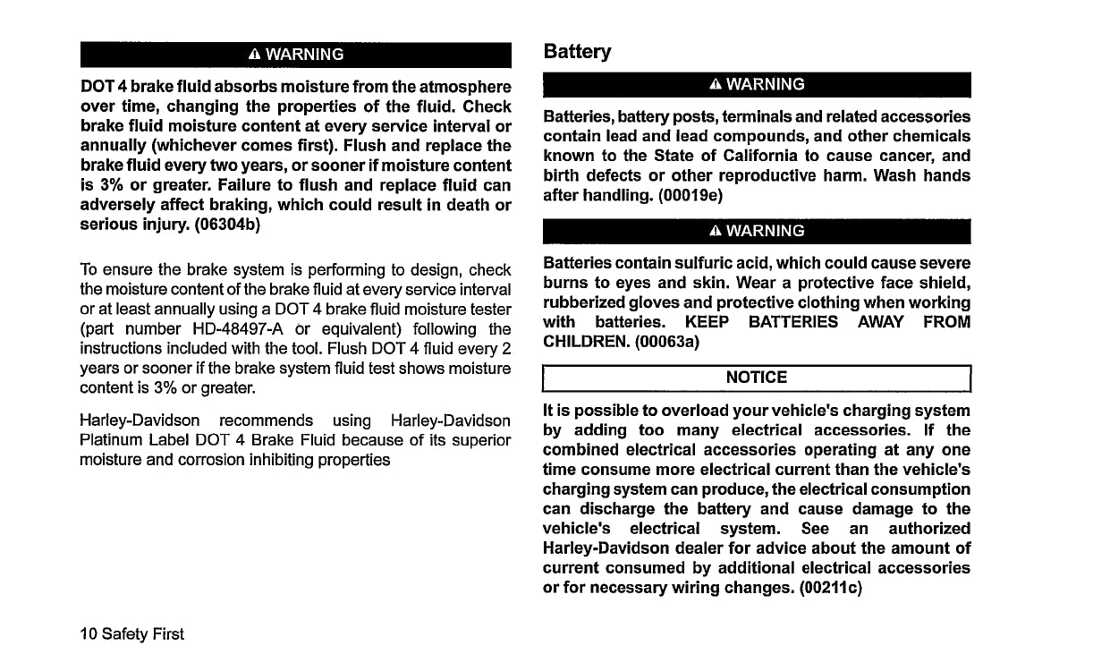 2020 Harley-Davidson Softail Owner's Manual | English