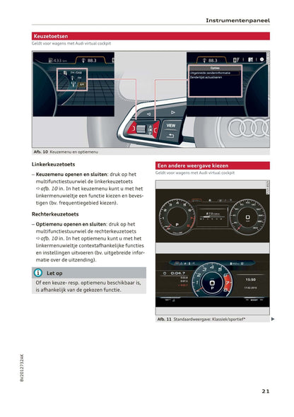 2019 Audi a3 Bedienungsanleitung | Niederländisch