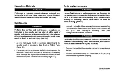 2020 Harley-Davidson Softail Owner's Manual | English