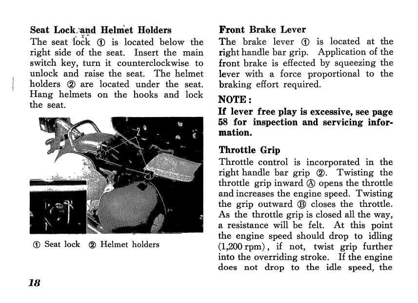 1972-1973 Honda CB350F Owner's Manual | English