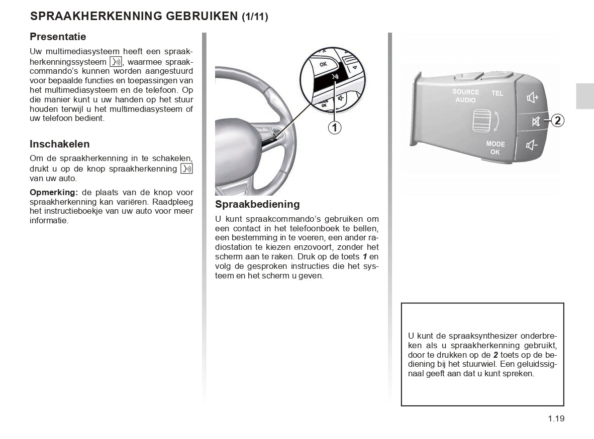 Renault R-Link 2 Infotainment Manual | Dutch