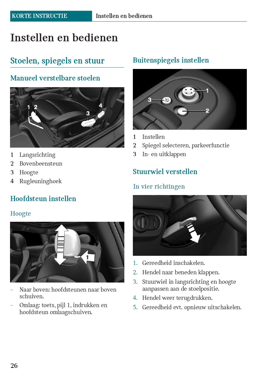 2020 Mini Cooper SE Gebruikershandleiding | Nederlands