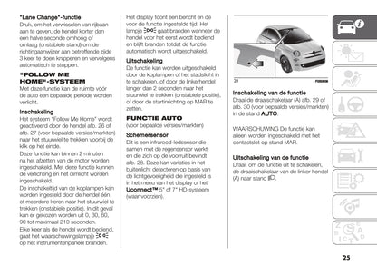 2023 Fiat 500/500C Bedienungsanleitung | Niederländisch