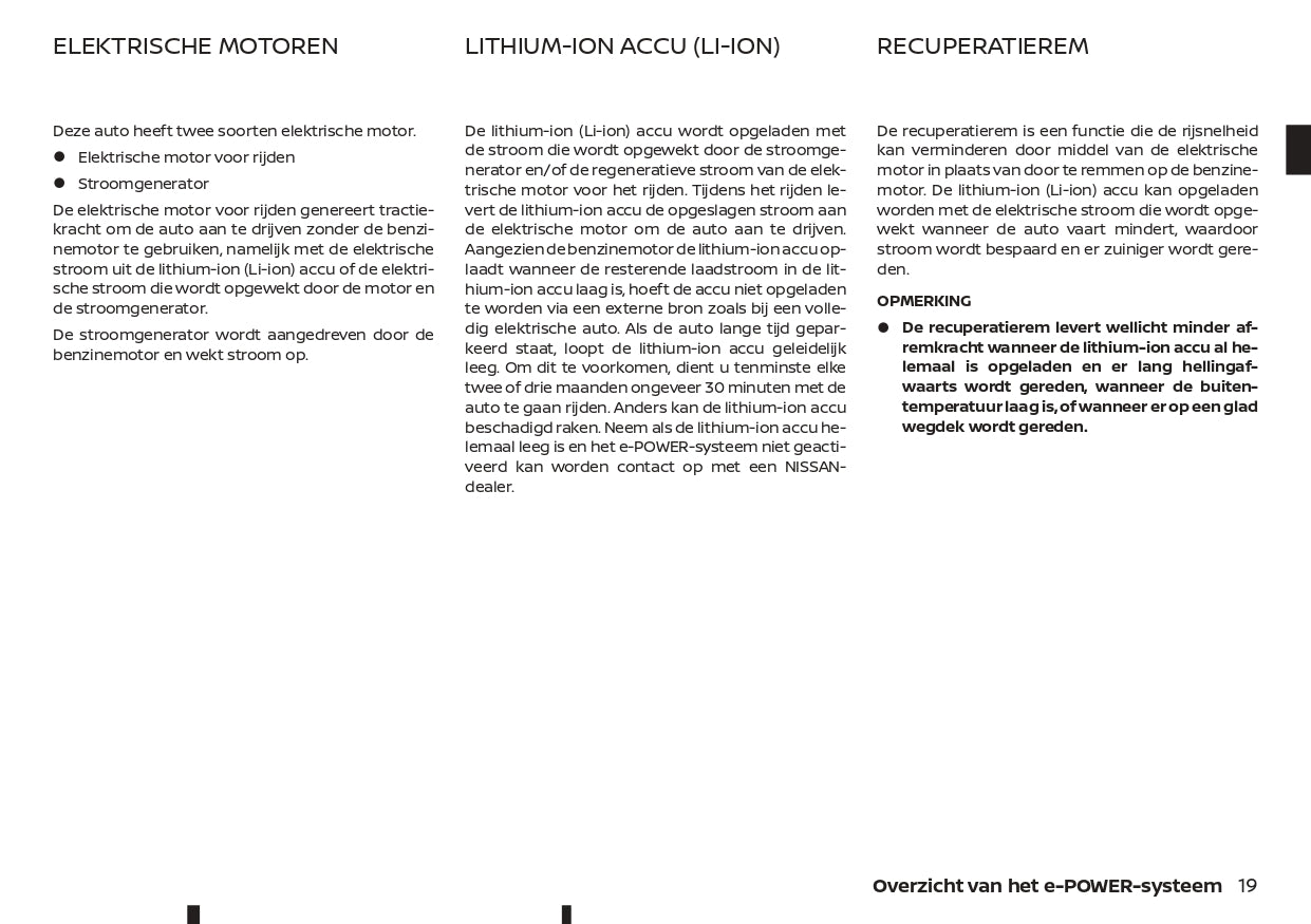 2022-2023 Nissan Qashqai e-Power Gebruikershandleiding | Nederlands