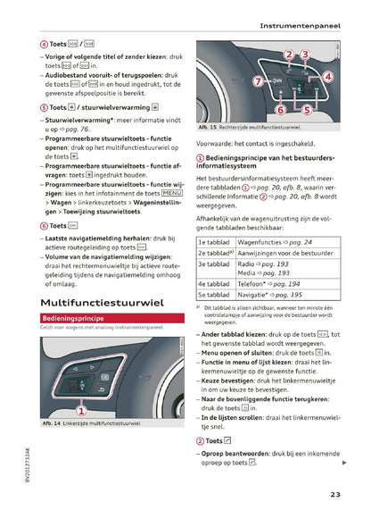 2019 Audi a3 Bedienungsanleitung | Niederländisch