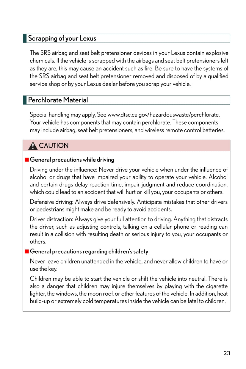 2008 Lexus LX570 Owner's Manual | English