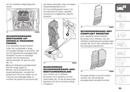 2020 Fiat Doblò Cargo Bedienungsanleitung | Niederländisch