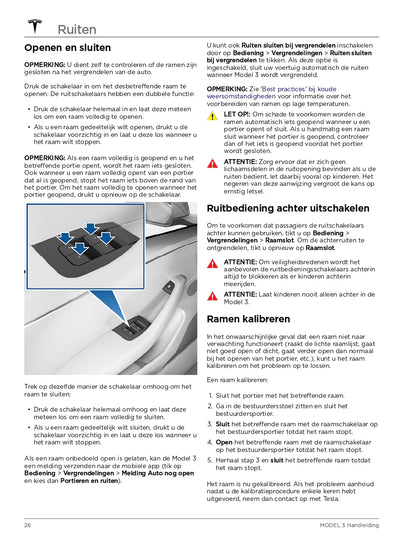 2024 Tesla Model 3 Owner's Manual | Dutch