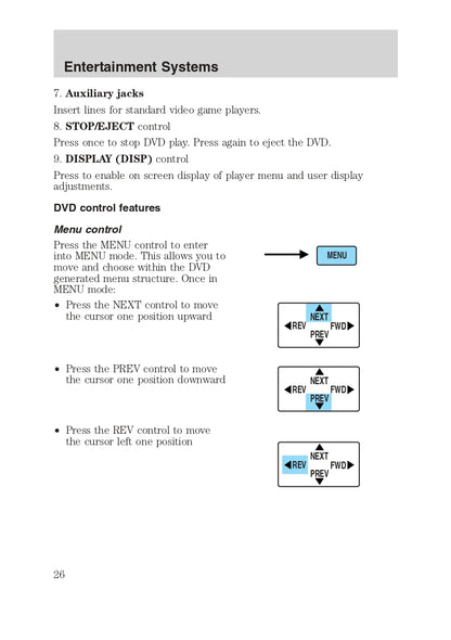 2003 Ford Excursion Owner's Manual | English