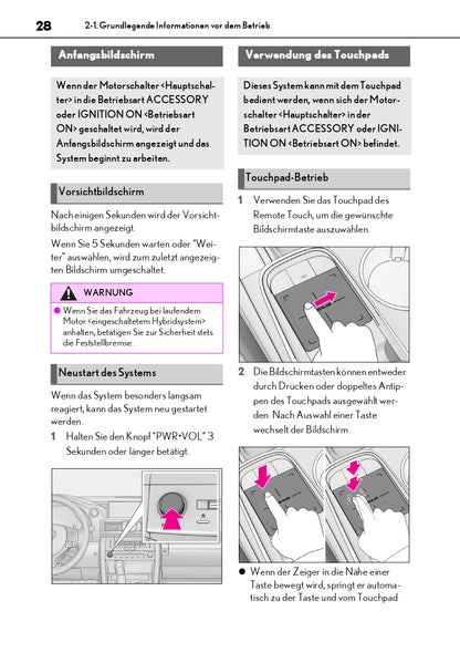 2019 Lexus RC300h Infotainment Manual | German