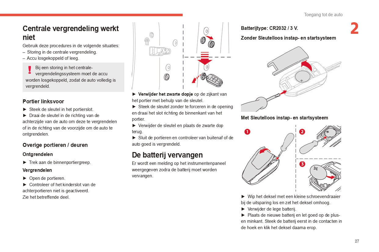 2022-2024 Citroën C3 Bedienungsanleitung | Niederländisch