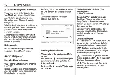 2020-2023 Opel Mokka / Mokka-e Infotainment Manual | German