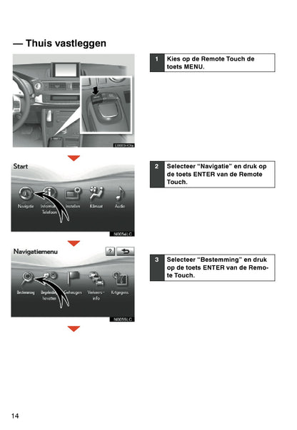 Lexus CT 200h Navigatiesysteem Handleiding 2011