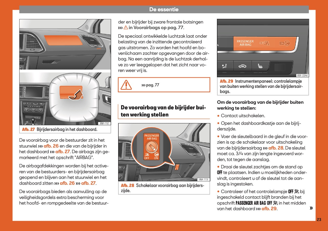 2018-2019 Seat Leon Owner's Manual | Dutch